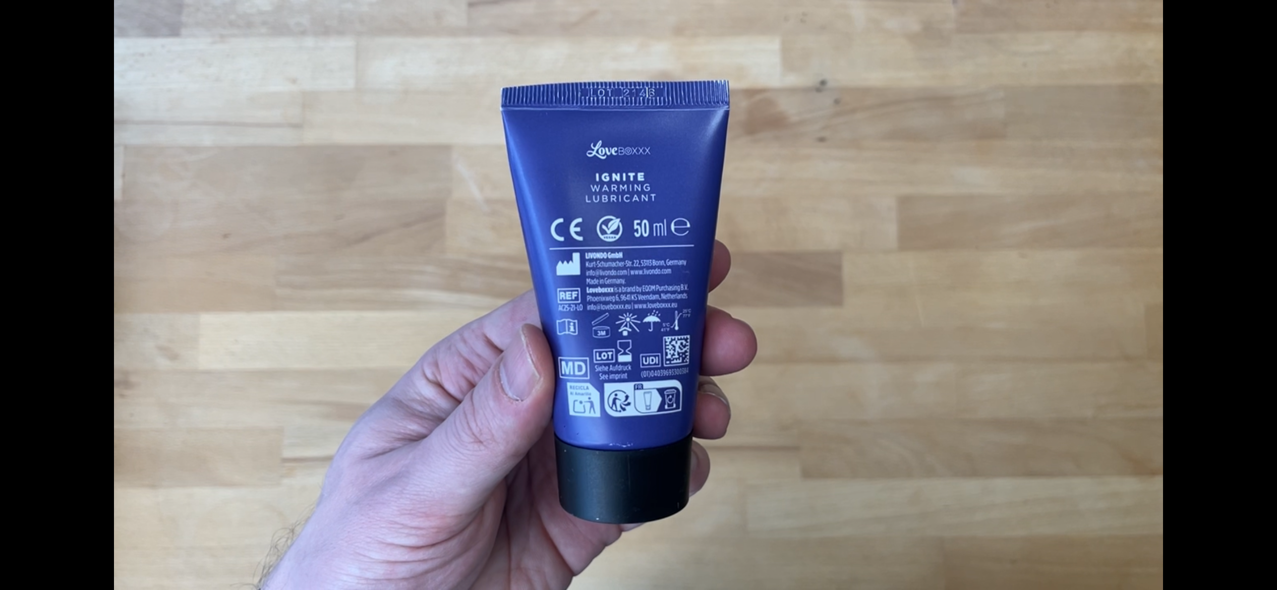 Wärmendes Gleitmittel